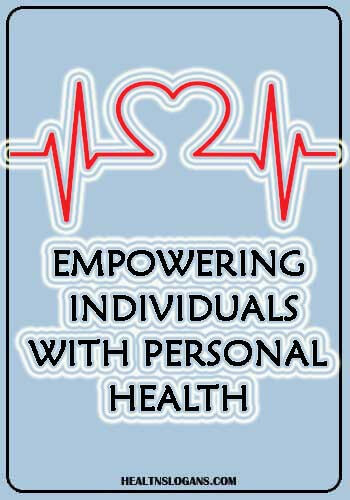  Wellness Slogans and Wellness Program Slogans - Empowering individuals with personal health