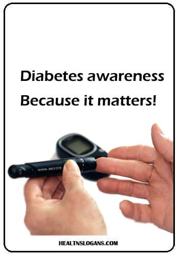 70 Catchy Diabetes Slogans for Diabetes Awareness